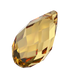 Serinity Pendants Briolette (6010) Golden Topaz - Bluestreak Crystals