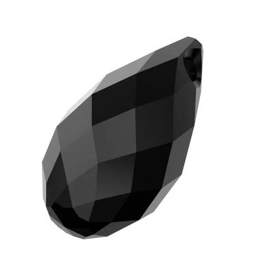 Serinity Pendants Briolette (6010) Jet - Bluestreak Crystals