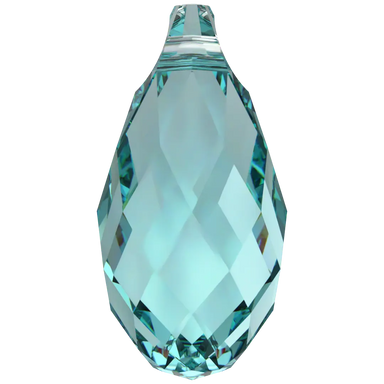 Serinity Pendants Briolette (6010) Light Turquoise - Bluestreak Crystals