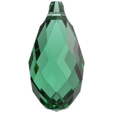 Serinity Pendants Briolette (6010) Majestic Green - Bluestreak Crystals