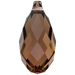 Serinity Pendants Briolette (6010) Smoked Topaz - Bluestreak Crystals
