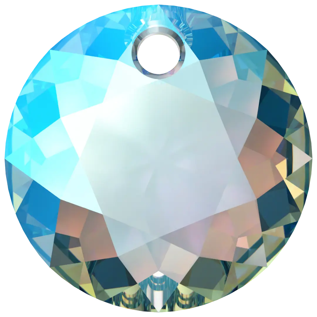 Serinity Pendants Classic Cut (6430) Aquamarine Shimmer - Bluestreak Crystals