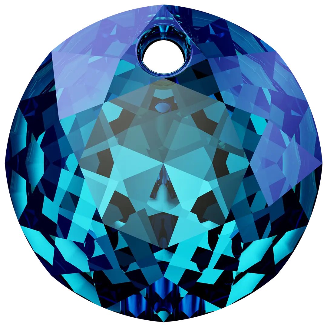 Serinity Pendants Classic Cut (6430) Crystal Bermuda Blue - Bluestreak Crystals