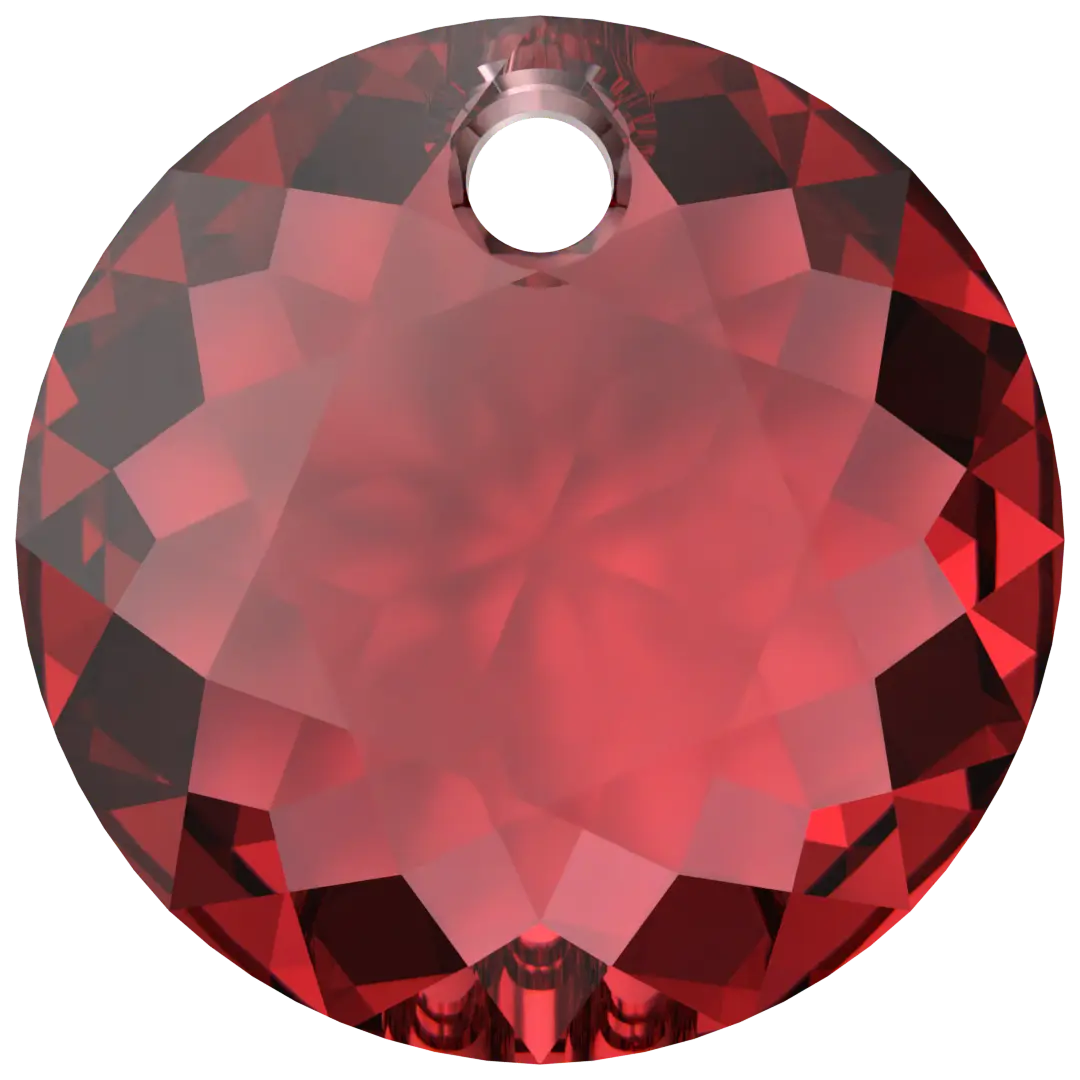 Serinity Pendants Classic Cut (6430) Scarlet - Bluestreak Crystals