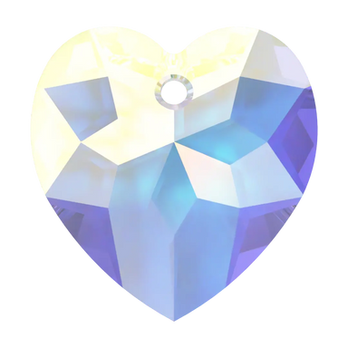 Serinity Pendants Classic Heart (6215) Crystal AB - Bluestreak Crystals
