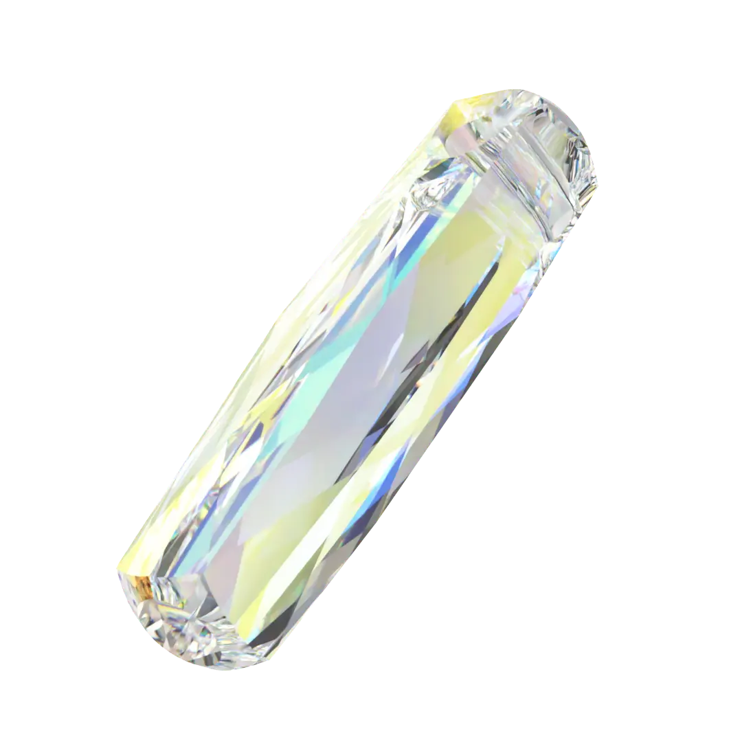 Serinity Pendants Column (6460) Crystal AB - Bluestreak Crystals