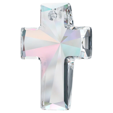 Serinity Pendants Cross (6864) Crystal AB - Bluestreak Crystals