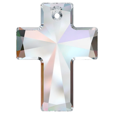 Serinity Pendants Cross (6864) Crystal AB - Bluestreak Crystals