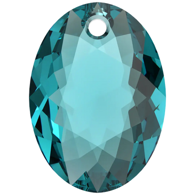 Serinity Pendants Elliptic Cut (6438) Blue Zircon - Bluestreak Crystals