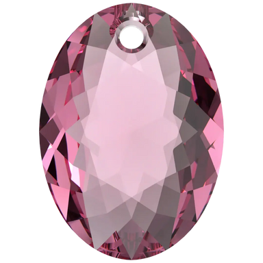 Serinity Pendants Elliptic Cut (6438) Rose - Bluestreak Crystals