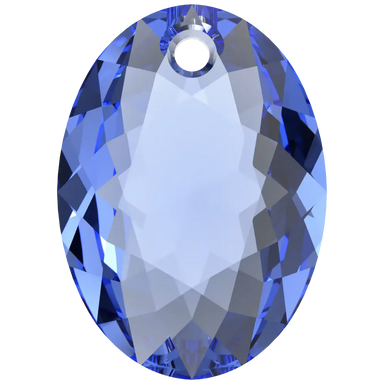 Serinity Pendants Elliptic Cut (6438) Sapphire - Bluestreak Crystals