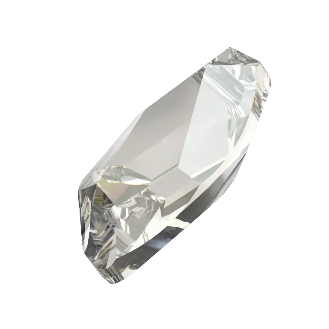 Serinity Pendants Galactic Vertical (6656) Crystal Silver Shade - Bluestreak Crystals