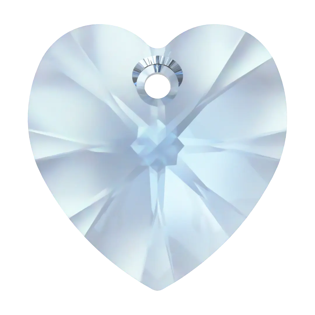 Serinity Pendants Heart (6228) Cool Blue - Bluestreak Crystals