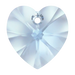 Serinity Pendants Heart (6228) Cool Blue - Bluestreak Crystals