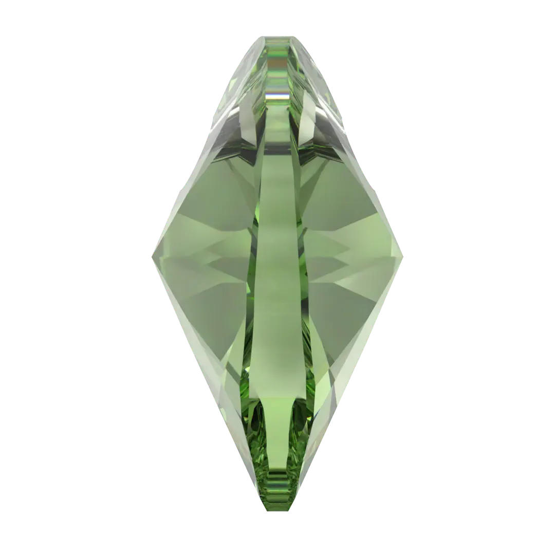 Serinity Pendants Heart (6228) Dark Peridot - Bluestreak Crystals