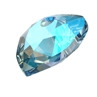 Serinity Pendants Heart Cut (6432) Aquamarine Shimmer - Bluestreak Crystals