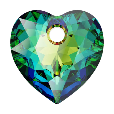 Serinity Pendants Heart Cut (6432) Crystal Vitrail Medium P - Bluestreak Crystals