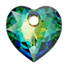 Serinity Pendants Heart Cut (6432) Crystal Vitrail Medium P - Bluestreak Crystals