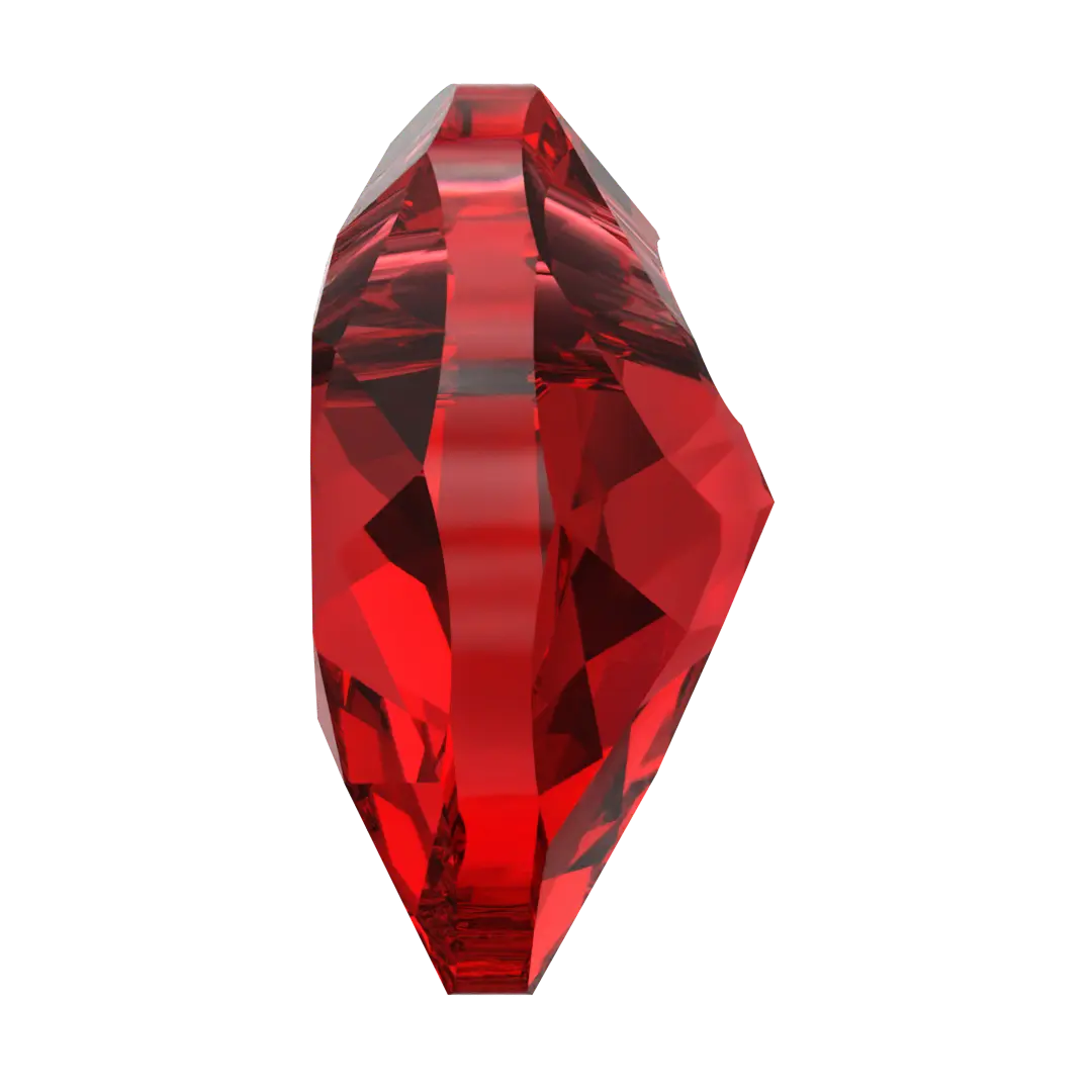 Serinity Pendants Heart Cut (6432) Light Siam - Bluestreak Crystals