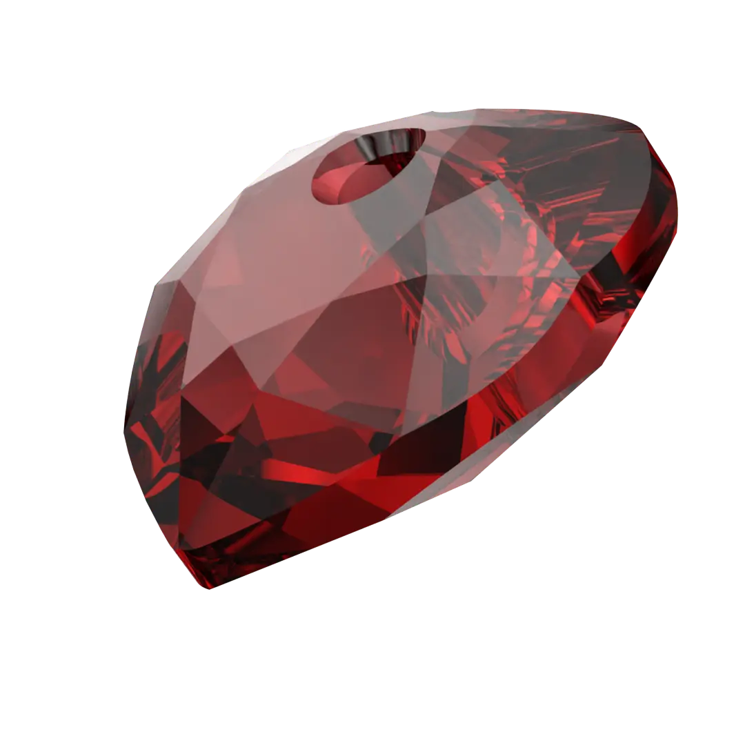 Serinity Pendants Heart Cut (6432) Siam - Bluestreak Crystals