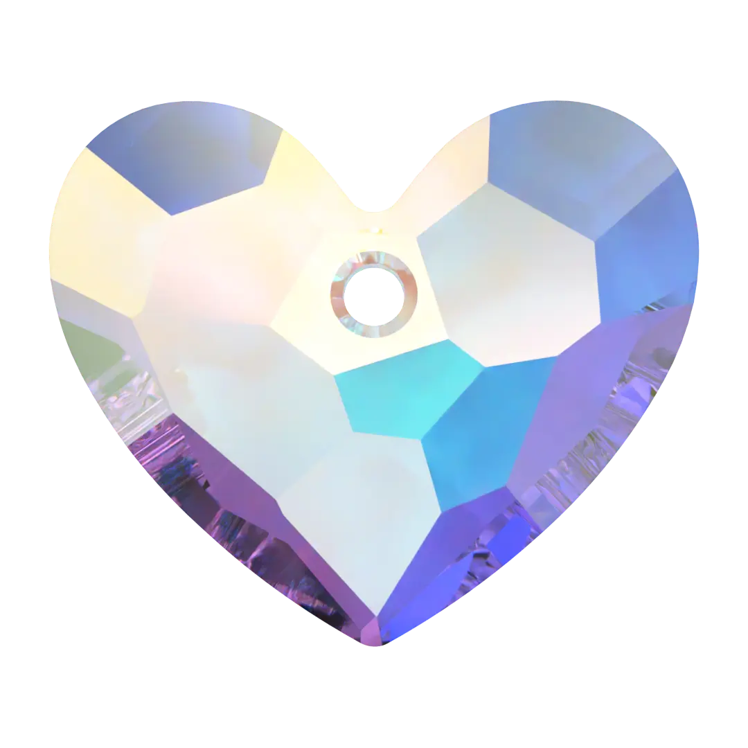 Serinity Pendants Honeycomb Heart (6264) Crystal AB - Bluestreak Crystals