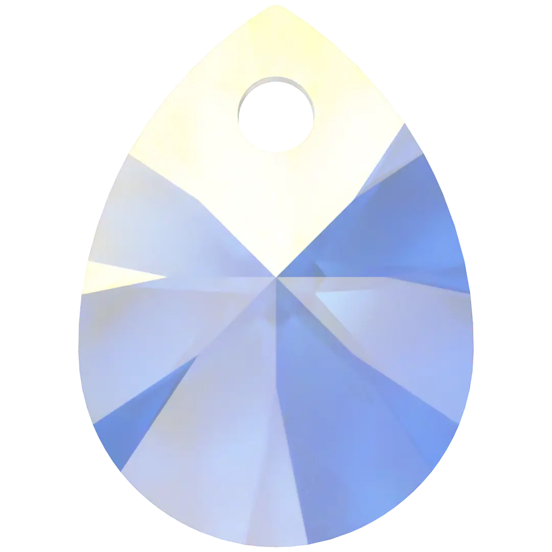 Serinity Pendants Mini Pear (6128) Crystal AB - Bluestreak Crystals