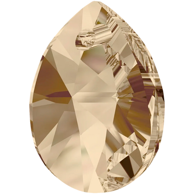 Serinity Pendants Mini Pear (6128) Crystal Golden Shadow - Bluestreak Crystals