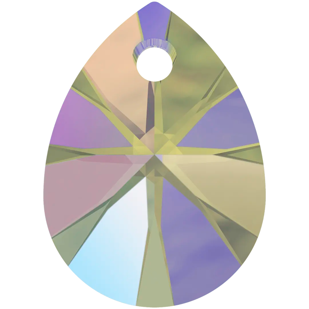 Serinity Pendants Mini Pear (6128) Crystal Paradise Shine - Bluestreak Crystals