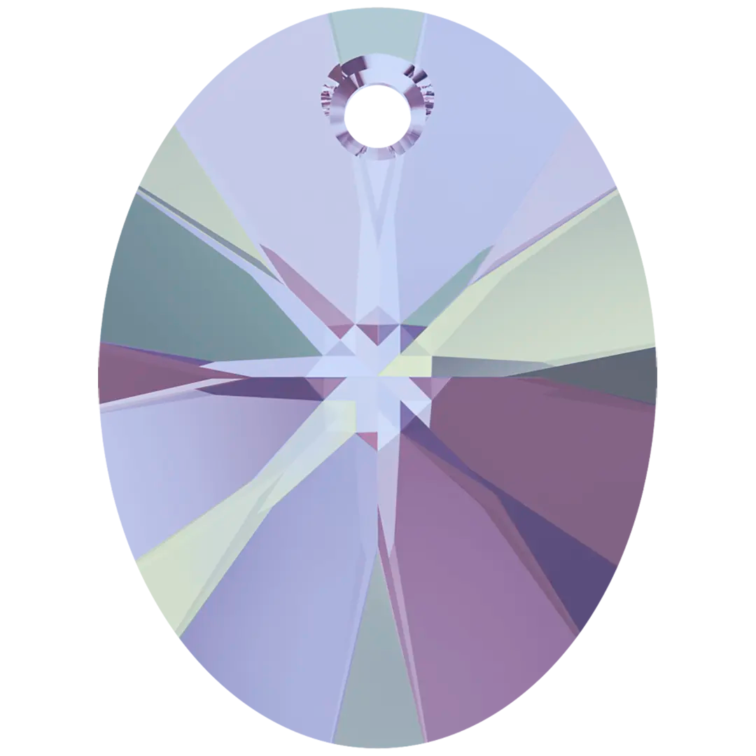 Serinity Pendants Oval Cut (6028) Crystal Vitrail Light P - Bluestreak Crystals