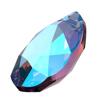 Serinity Pendants Pear Cut (6433) Amethyst Shimmer - Bluestreak Crystals