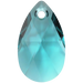 Serinity Pendants Peardrop (6106) Blue Zircon - Bluestreak Crystals