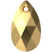 Serinity Pendants Peardrop (6106) Crystal Aurum X2 - Bluestreak Crystals