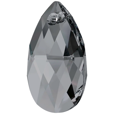 Serinity Pendants Peardrop (6106) Crystal Silver Night - Bluestreak Crystals