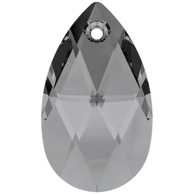 Serinity Pendants Peardrop (6106) Crystal Silver Night - Bluestreak Crystals