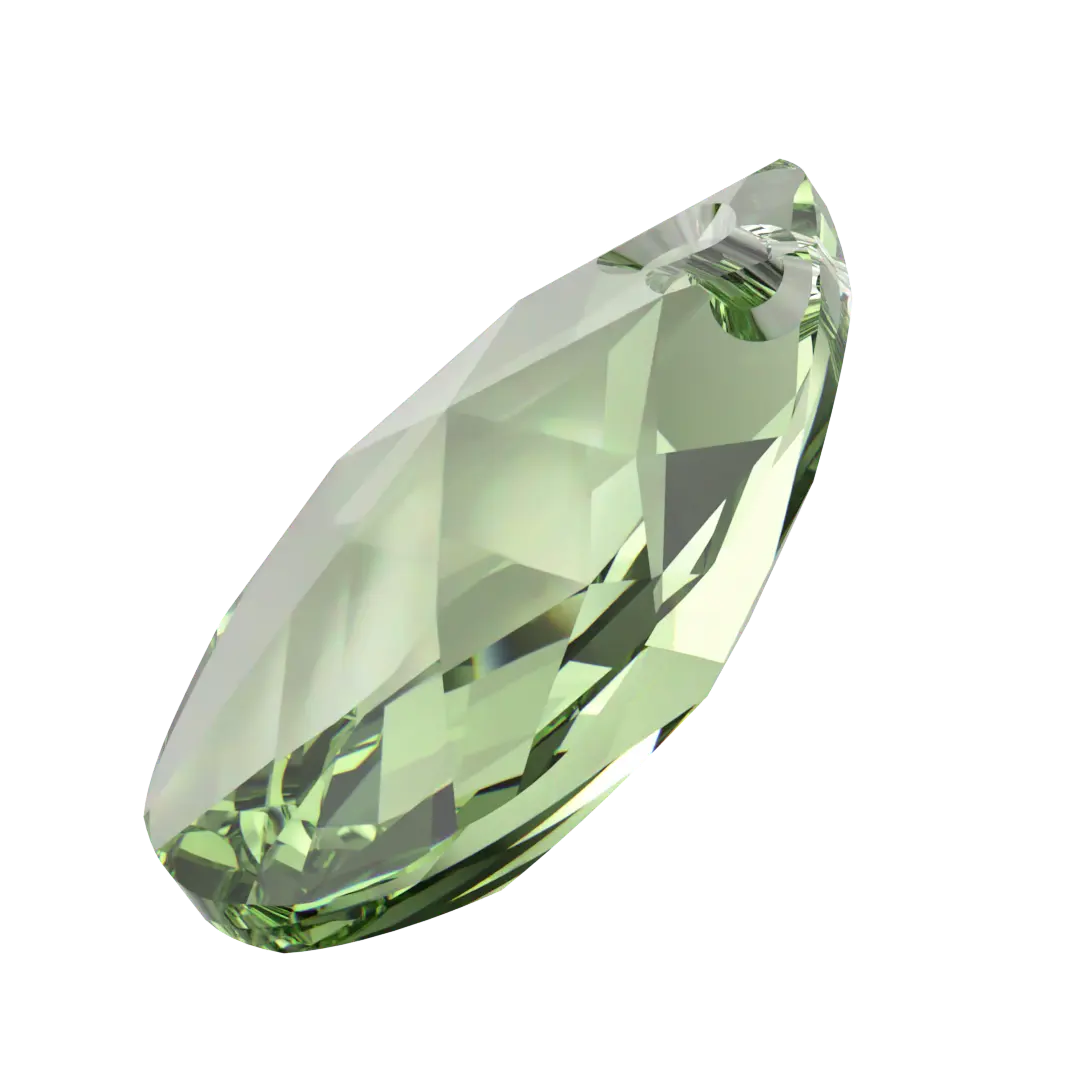 Serinity Pendants Peardrop (6106) Dark Peridot - Bluestreak Crystals