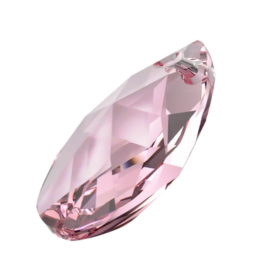Serinity Pendants Peardrop (6106) Light Rose - Bluestreak Crystals