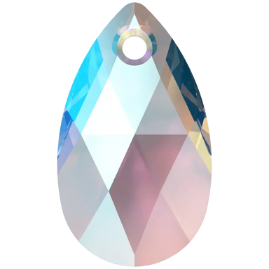 Serinity Pendants Peardrop (6106) Light Sapphire Shimmer - Bluestreak Crystals