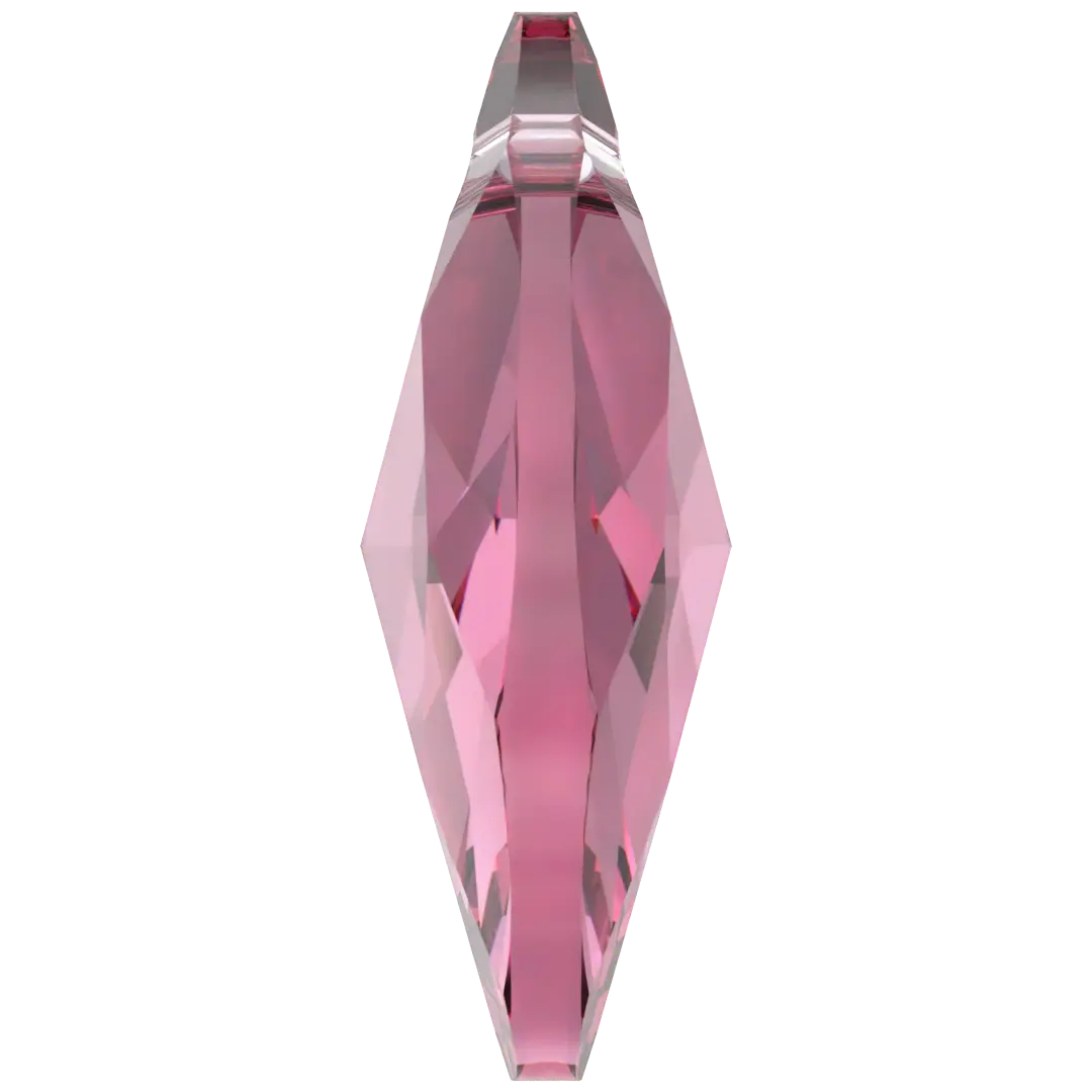 Serinity Pendants Peardrop (6106) Rose - Bluestreak Crystals