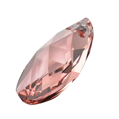 Serinity Pendants Peardrop (6106) Rose Peach - Bluestreak Crystals
