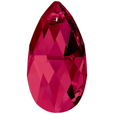 Serinity Pendants Peardrop (6106) Ruby - Bluestreak Crystals