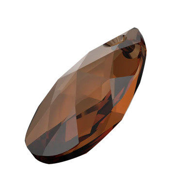 Serinity Pendants Peardrop (6106) Smoked Amber - Bluestreak Crystals