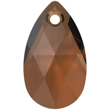 Serinity Pendants Peardrop (6106) Smoked Amber - Bluestreak Crystals