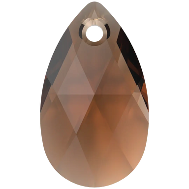 Serinity Pendants Peardrop (6106) Smoked Topaz - Bluestreak Crystals
