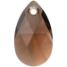 Serinity Pendants Peardrop (6106) Smoked Topaz - Bluestreak Crystals