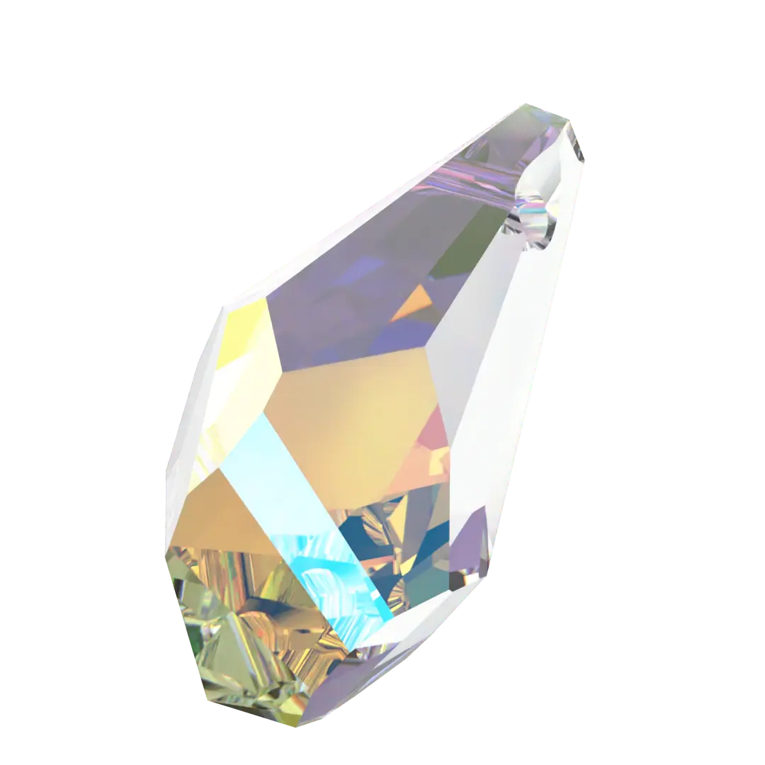 Serinity Pendants Polygon Drop (6015) Crystal AB - Bluestreak Crystals