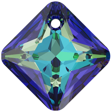 Serinity Pendants Princess Cut (6431) Crystal Bermuda Blue P - Bluestreak Crystals