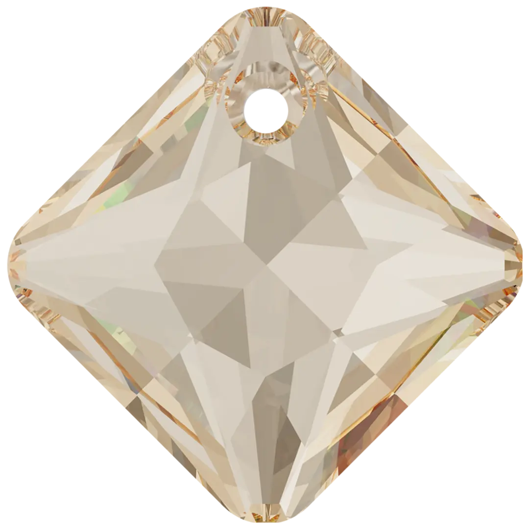 Serinity Pendants Princess Cut (6431) Crystal Golden Shadow - Bluestreak Crystals