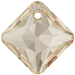 Serinity Pendants Princess Cut (6431) Crystal Golden Shadow - Bluestreak Crystals
