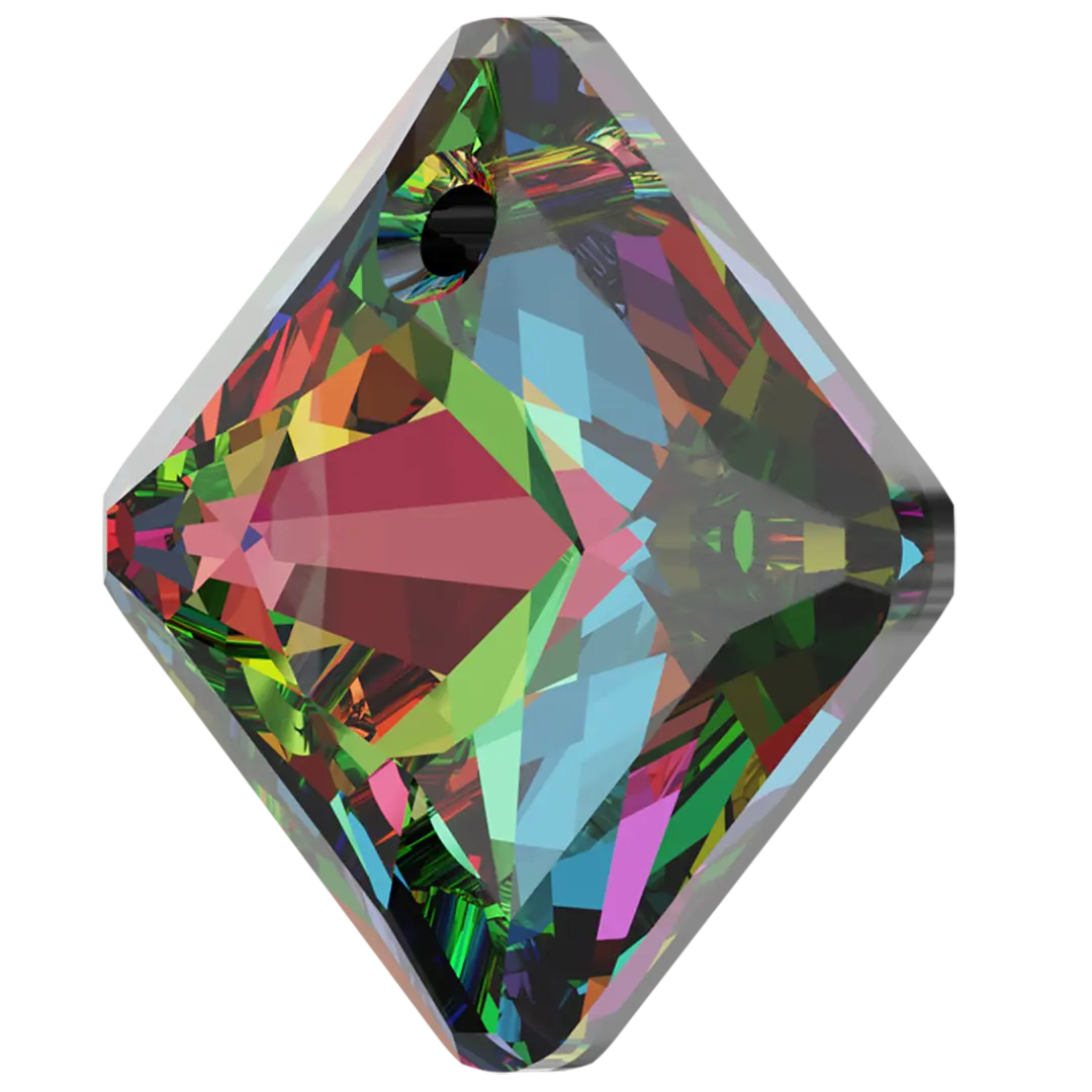 Serinity Pendants Princess Cut (6431) Crystal Vitrail Medium P - Bluestreak Crystals