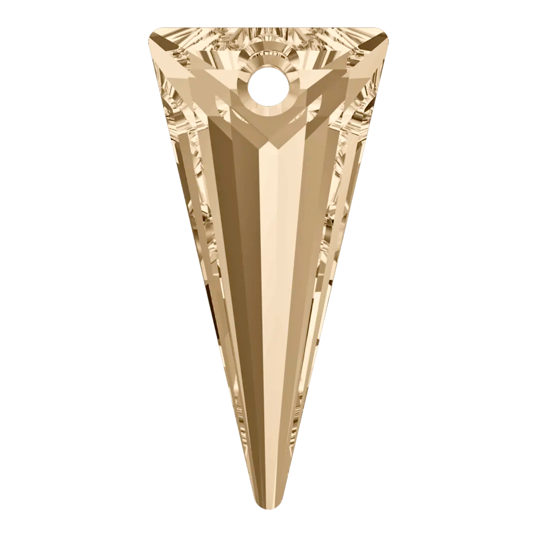 Serinity Pendants Spike (6480) Crystal Golden Shadow - Bluestreak Crystals
